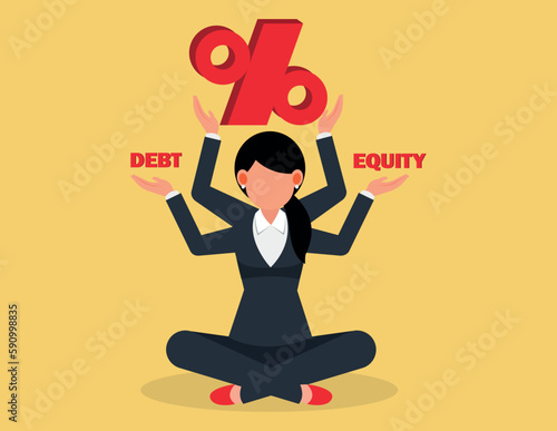 Debt and equity as a choice. fundamental review financial liabilities and wealth for investor