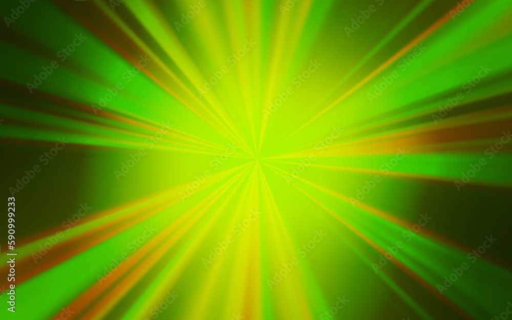 Obraz premium Light Green, Yellow vector blurred bright texture.