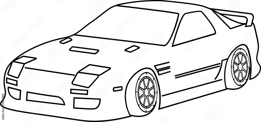 Car Sport Illustration
