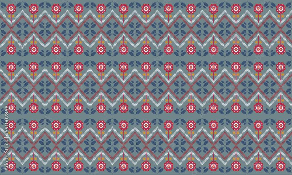 Ikat ethnic vector abstract beautiful art. Ikat seamless pattern for background,fabric,wrapping,clothing,wallpaper,Batik,carpet,embroidery style Ikat ethnic vector abstract beautiful art. Ikat seamless pattern for background,fabric,wrapping,clothing,wallpaper,Batik,carpet,embroidery style