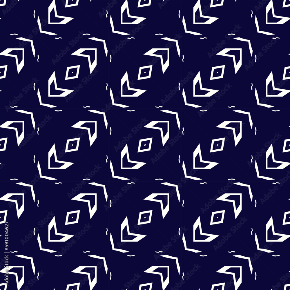 Seamless pattern of ethnic motif vector in black and white color. Seamless pattern of ethnic motif vector in black and white color.