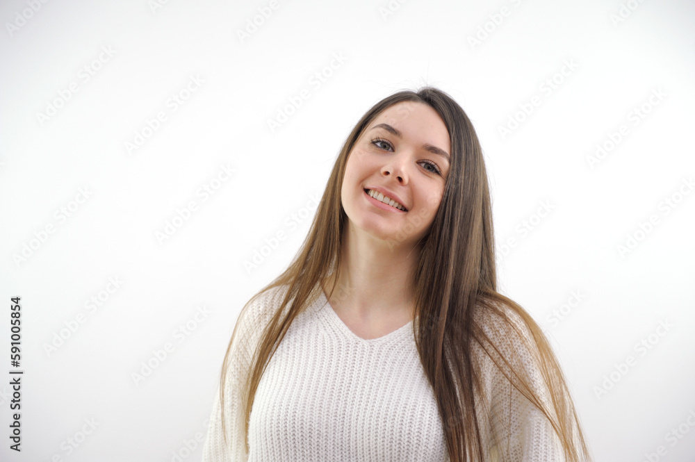 beautiful surprised girl smiling, isolated photo on background. High quality photo beautiful surprised girl smiling, isolated photo on background. High quality photo
