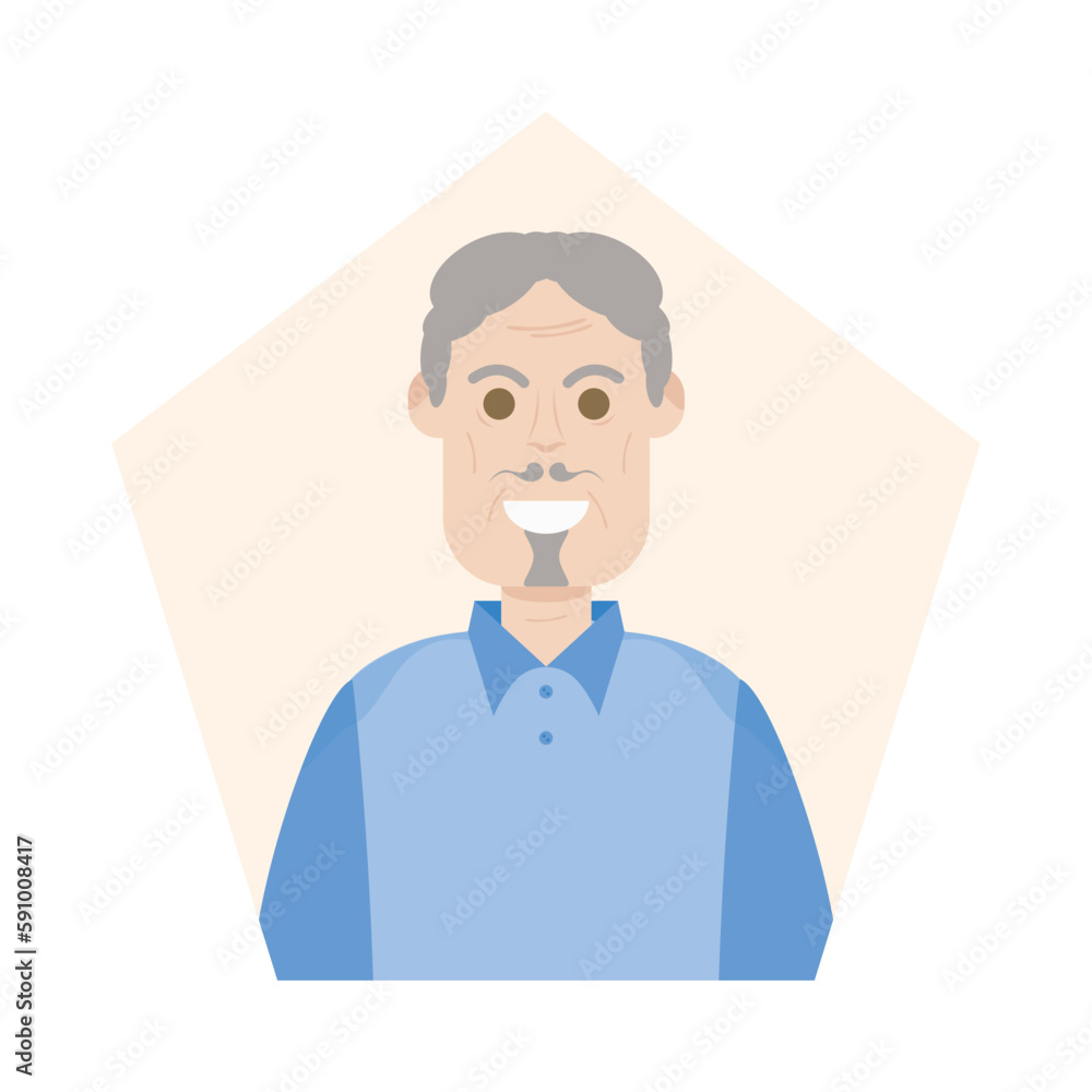 The Elderly Seventies Grandfather Character Face Old Man Smile
The Elderly Seventies Grandfather Character Face Old Man Smile