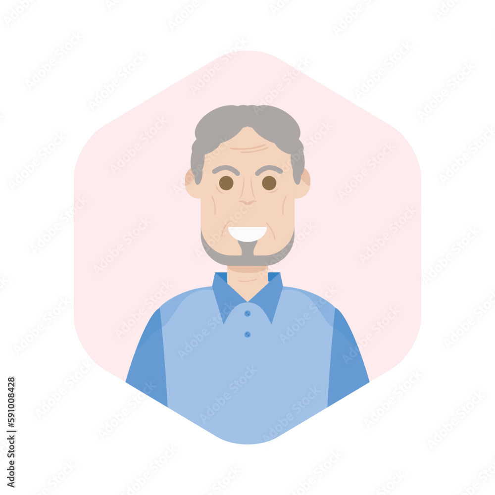 The Elderly Seventies Grandfather Character Face Old Man Smile
The Elderly Seventies Grandfather Character Face Old Man Smile