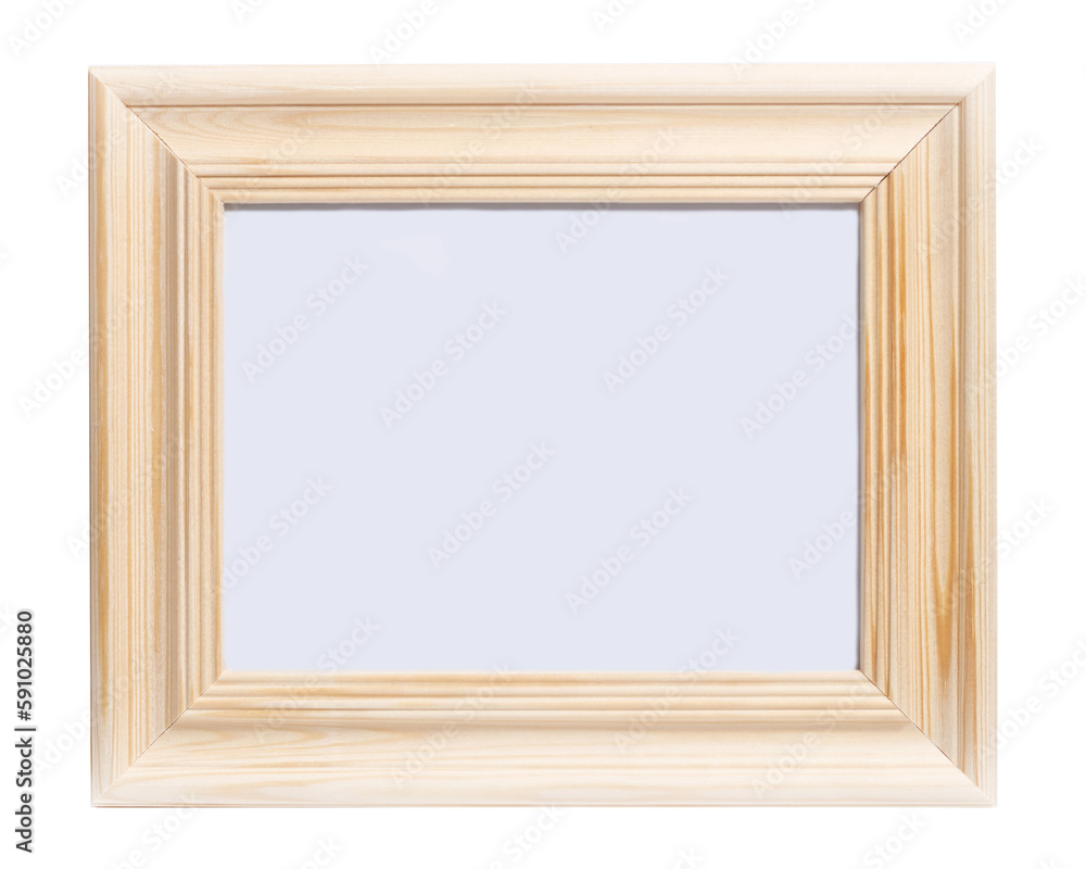 thick wooden frame with empty white space - horizontal frame mockup thick wooden frame with empty white space - horizontal frame mockup