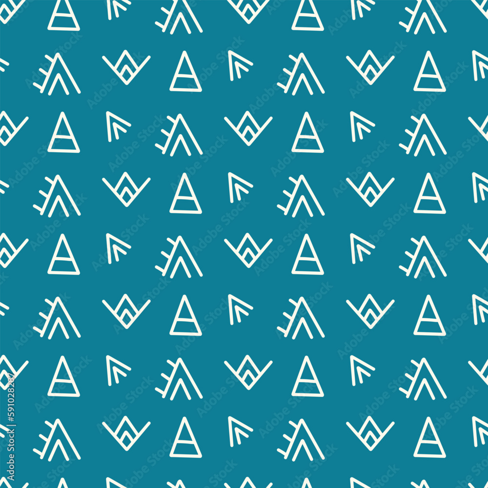 African seamless pattern. Tribal ethnic background African seamless pattern. Tribal ethnic background