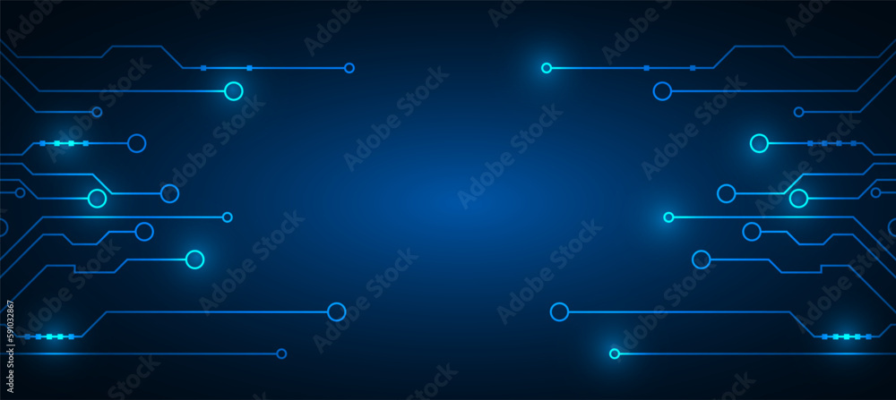 Fototapeta premium technology background with hi-tech digital data
