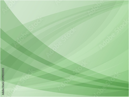 WEBやITテクノロジーイメージの波柄アブストラクト背景_グリーン