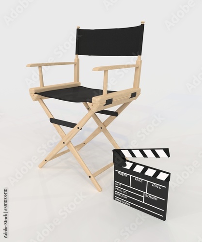 3d movie director chair