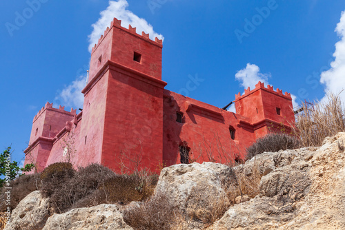 Fort Saint Agatha. It is a large watchtower in Mellieha, Malta photo
