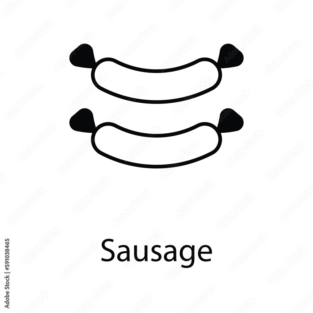Sausage icon. Suitable for Web Page, Mobile App, UI, UX and GUI design Sausage icon. Suitable for Web Page, Mobile App, UI, UX and GUI design