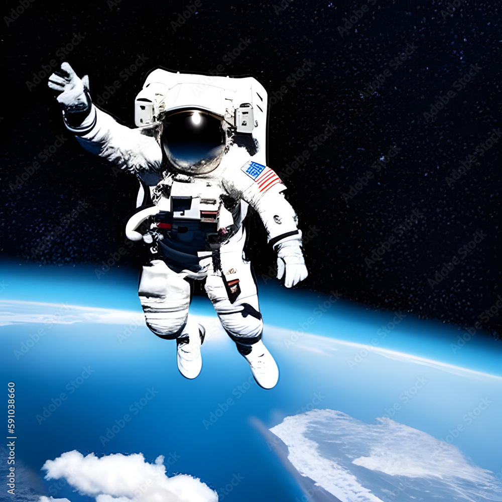 astronaut in space astronaut in space