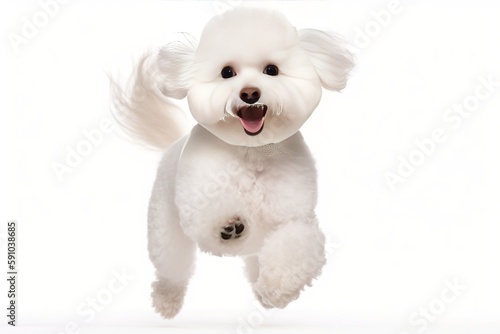 white poodle puppy