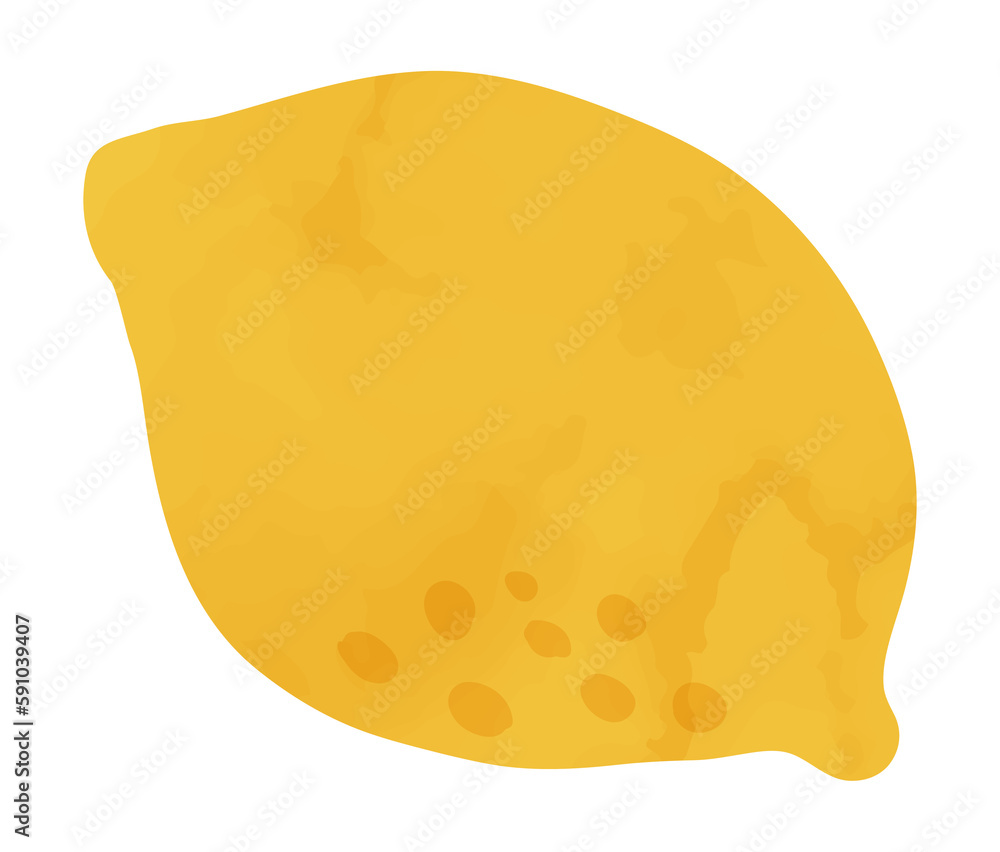 Watercolor lemon Watercolor lemon