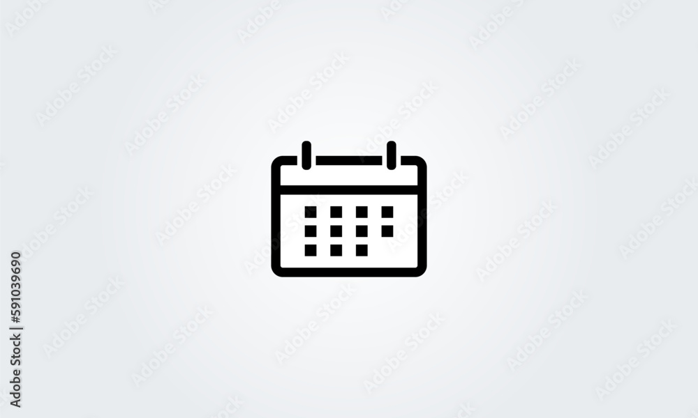 Date calendar icon. Symbol planner. Reminder organizer event signs. Business plan schedule. vector illustration Date calendar icon. Symbol planner. Reminder organizer event signs. Business plan schedule. vector illustration