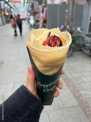 Crepe, Osaka, Japan
