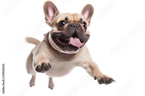 french bulldog isolated on white background