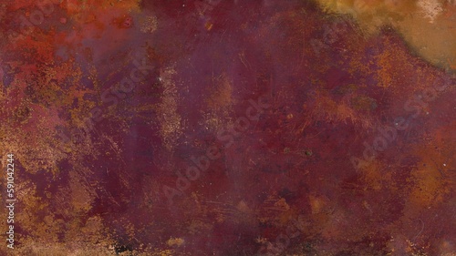 Abstract grunge background with space for text or image. Old copper oxidized background for web site or mobile devices. Rusty metal texture for multiple projects like science, music, art