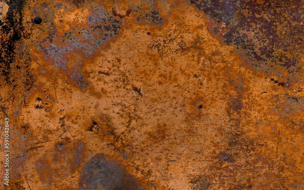 Abstract grunge background with space for text or image. Old copper oxidized background for web site or mobile devices. Rusty metal texture for multiple projects like science, music, art Abstract grunge background with space for text or image. Old copper oxidized background for web site or mobile devices. Rusty metal texture for multiple projects like science, music, art
