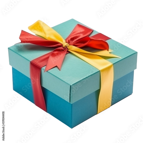 color gift box transparent background