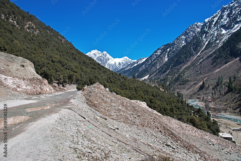 Nature of Kalam valley in Himalayas, Pakistan