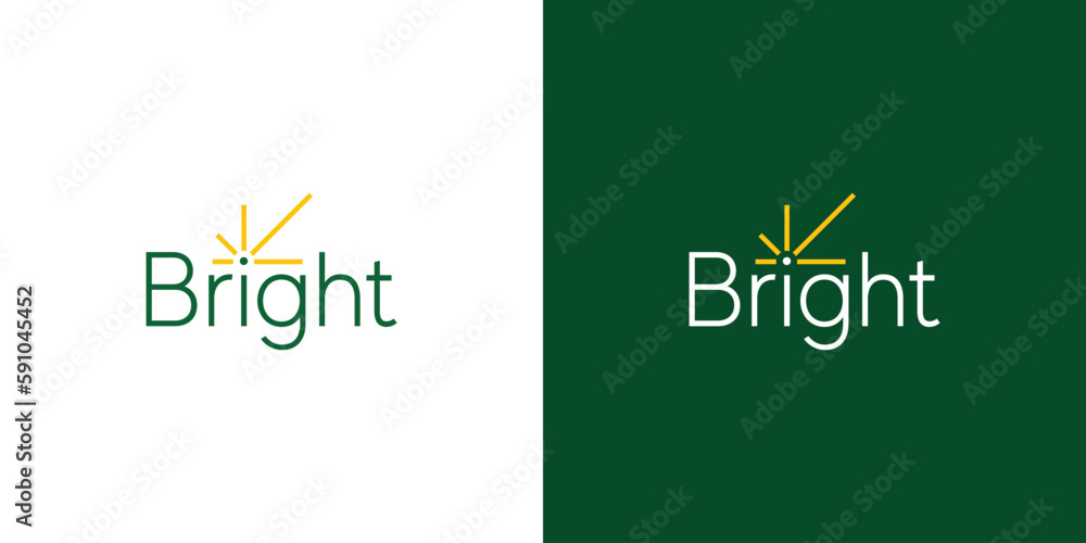 Modern and professional bright logo design