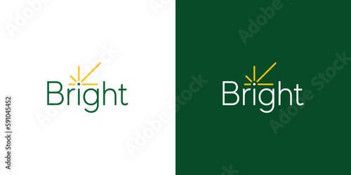 Modern and professional bright logo design
