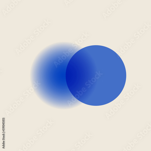 Blurred color spots