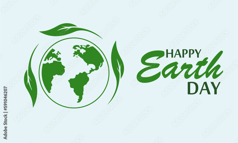 World Earth day Vector illustration. Earth Day 2023 typography logo.happy earth day World Earth day Vector illustration. Earth Day 2023 typography logo.happy earth day