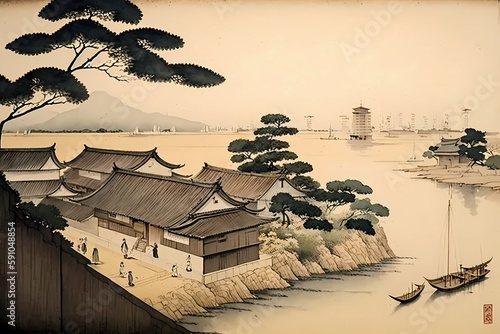 Japan edo period (Shin-Hanga-Style)