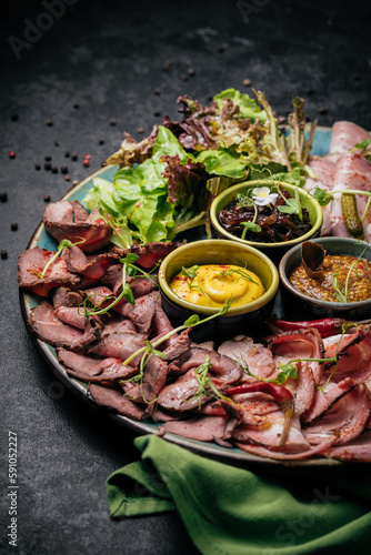 meat with vegetables