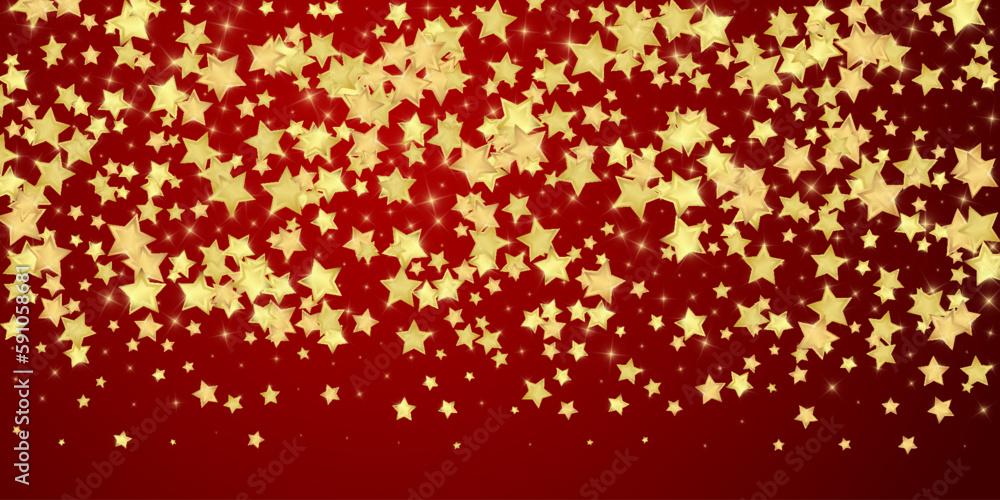 Magic stars vector overlay. Gold stars scattered Magic stars vector overlay. Gold stars scattered