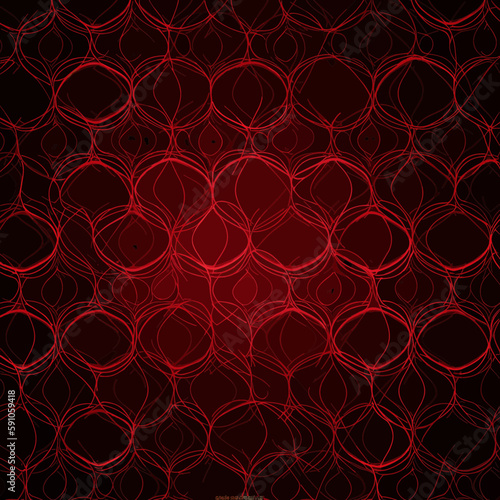 Vector background of blood molecules from the intestine