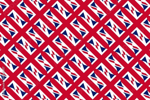 Geometric pattern in the colors of the national flag of United Kingdom. The colors of United Kingdom.