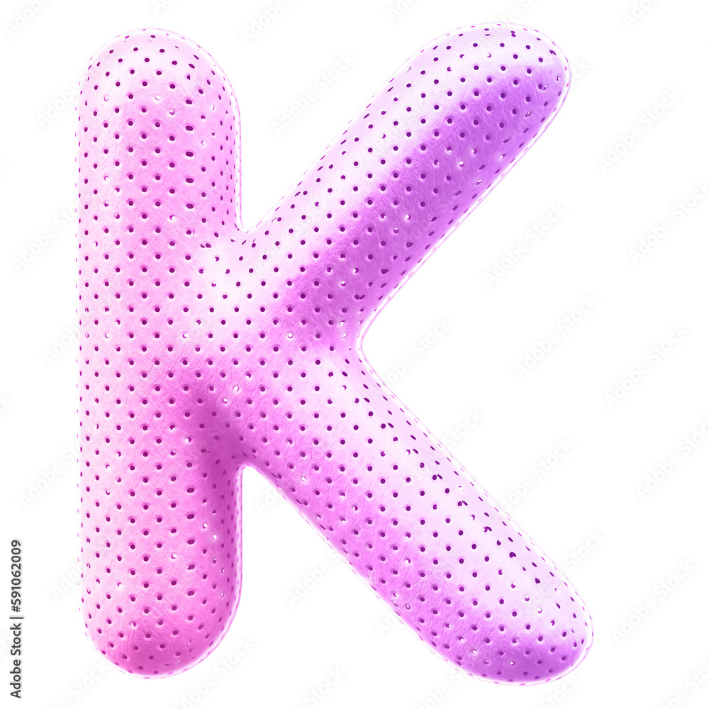3d Letter K Pink 3d Letter K Pink