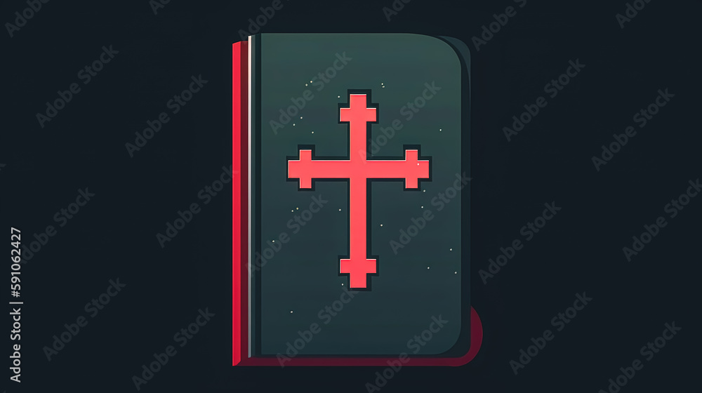 Holy book bible close up, generative AI. Holy book bible close up, generative AI.