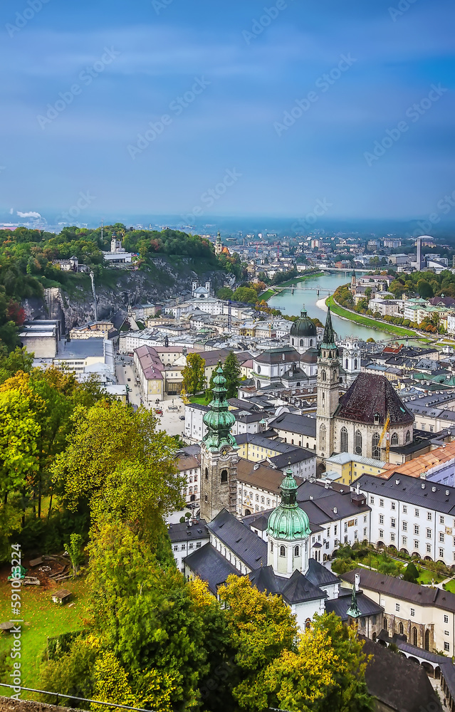 Historic center of Salzburg, Austria