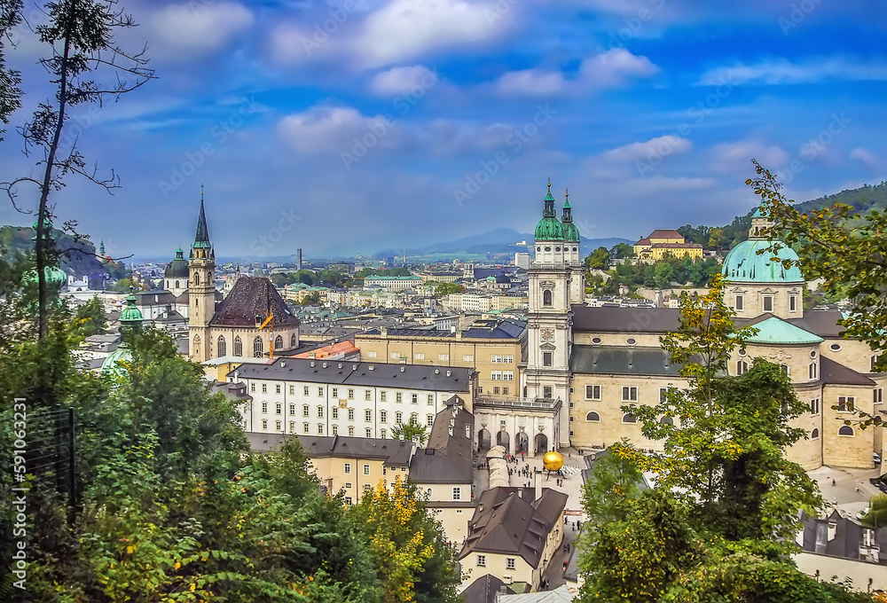Historic center of Salzburg, Austria