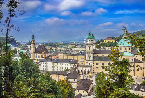 Historic center of Salzburg, Austria © borisb17