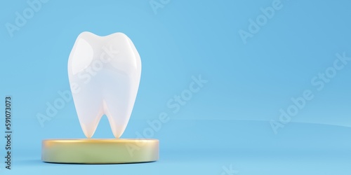 Whitening tooth treatment cleaning teeth medical dentist healthcare toothbrush treatment root whitening 3D RENDER..
