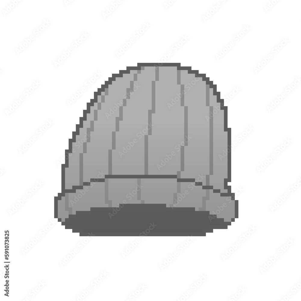 Pixel art ratty knit hat Pixel art ratty knit hat