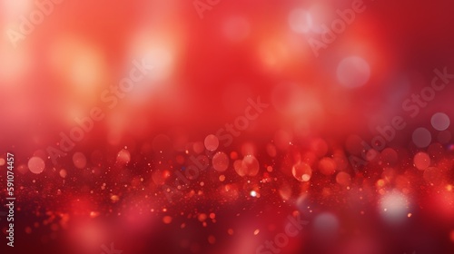 Christmas and Happy New Year Background red, Generative ai