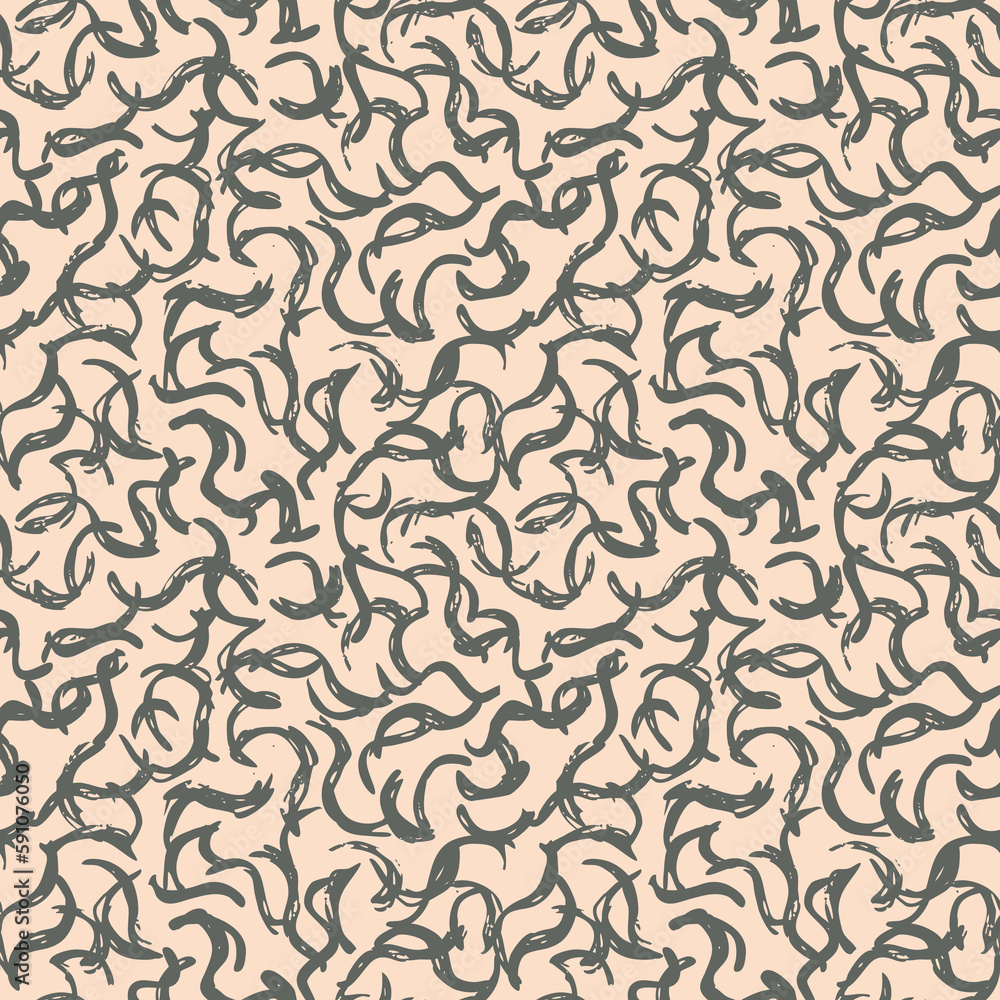Vector Seamless Hand Drawn Scribble Pattern. Minimal Artistic Sketch Endless Print. Vector Seamless Hand Drawn Scribble Pattern. Minimal Artistic Sketch Endless Print.