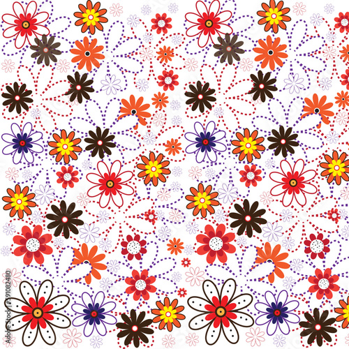 seamless floral background