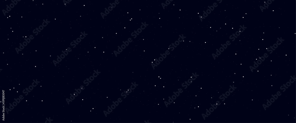 Beautiful night sky. Closeup night blue starry sky