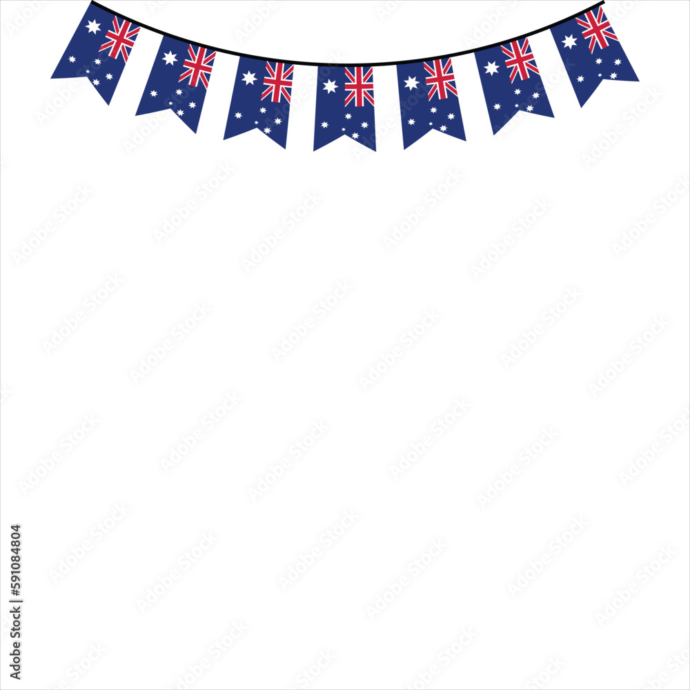Fototapeta premium Australian Country Flag