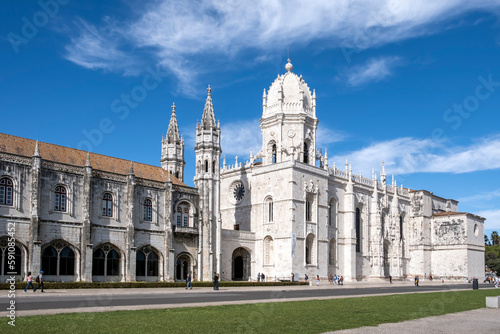 The Jeronimos Monastery or Hieronymites Monastery, Lisbon, Portugal