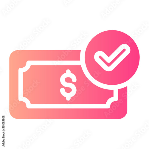 money gradient icon