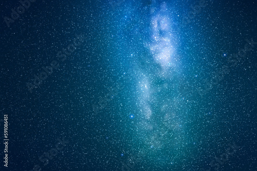 Night starry sky. Milky Way, stars and nebula. Space vector background