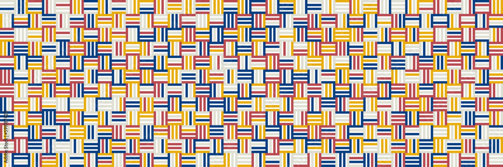 Vector geometric pattern. Colorful diagonal striped illustration